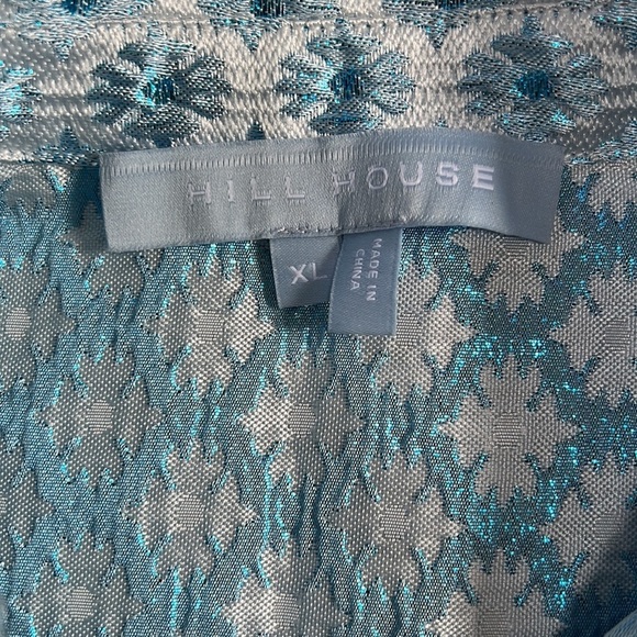 New! HILL HOUSE size XL snowflake brocade James shirt and Winston pants - Picture 5 of 14